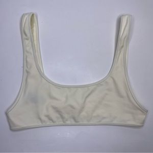 Triangl‎ Off-White Bikini Top Size Medium